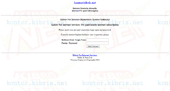 Desktop Screenshot of kontor.kibris.net