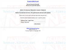 Tablet Screenshot of kontor.kibris.net